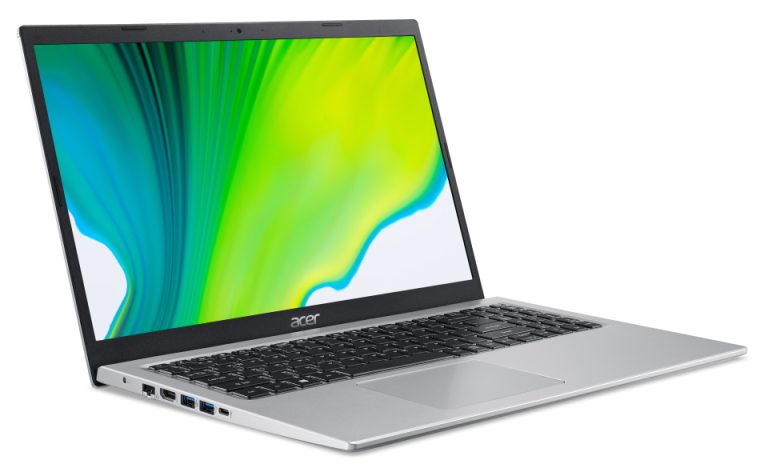 Acer Aspire 5, 15.6″ Full HD IPS Display, 11th Gen Intel Core i7-1165G7, 12GB DDR4, 512GB NVMe SSD, Pure Silver, Windows 11 Home, A515-56-79N0