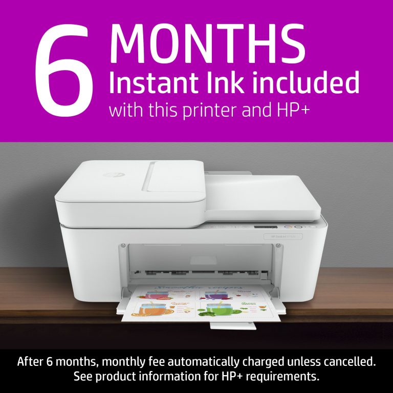 HP DeskJet 4152e All-in-One Color Inkjet Printer, Wireless connectivity – 6 Months Free Instant Ink with HP+