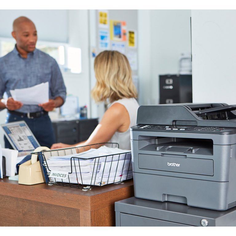 Restored Brother MFC-L2690DW Monochrome Laser All-in-One Printer, Wireless Connectivity (Refurbished)