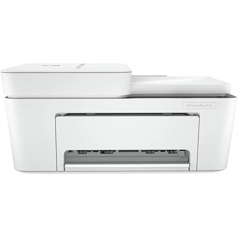 HP 3XV13A DeskJet Plus 4155 Wireless AIO Desktop Printer – White, Open Box