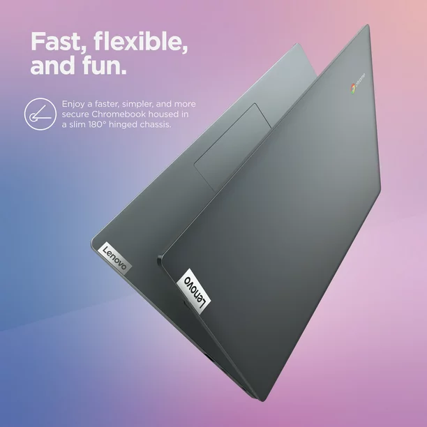 Lenovo ChromeBook 3 14″ with Headset Bundle, Celeron N4020, 4G RAM, 64G eMMC, Chrome OS, Abyss Blue, 82C1002AUS