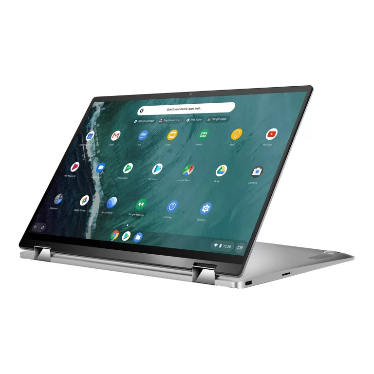 ASUS 14″ FHD Touchscreen Chromebook Laptop, Intel Core m3-8100Y, 8GB RAM, 64GB SSD, Chrome OS, Silver, C434TA-DS384T