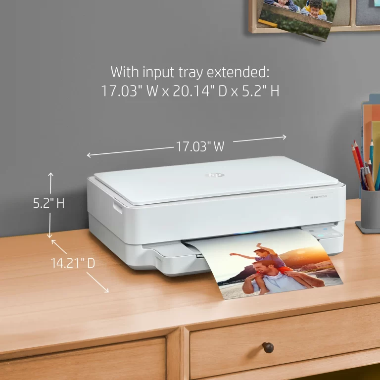 HP ENVY 6052e All-in-One Wireless Color Inkjet Printer with 6 Months Instant Ink Included with HP+