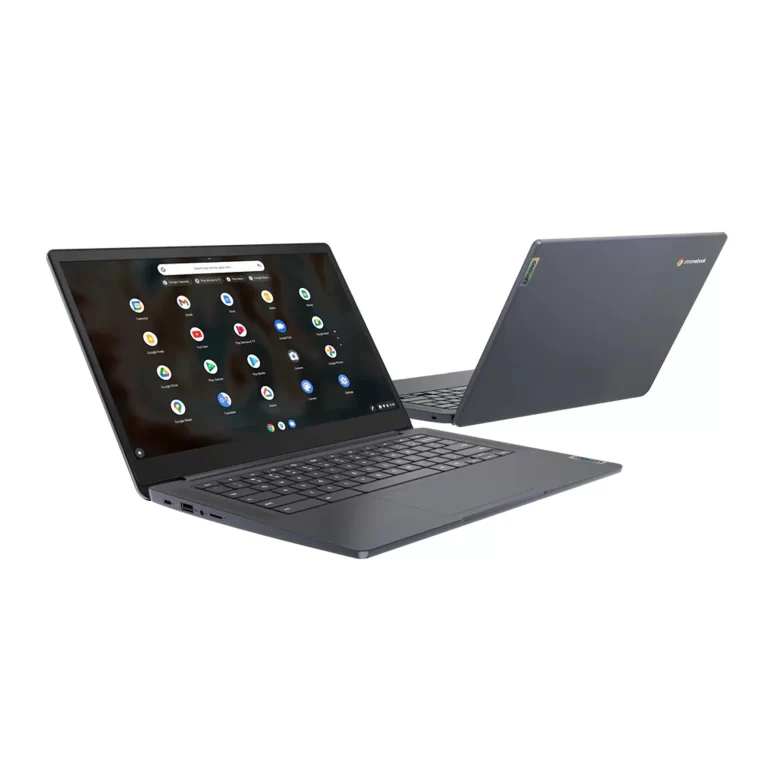 Lenovo IdeaPad 3 Chrome 14M836 14″ HD Laptop, MediaTek MT8183, 4GB LPDDR4X, ARM Mali-G72 MP3, 64GB eMMC, Chrome OS, Abyss Blue. 82KN002GUS