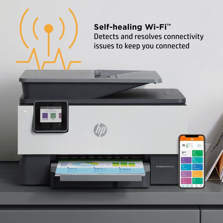 HP OfficeJet 9015e All-in-One Wireless Color Inkjet Printer – 6 months free Instant Ink with HP+