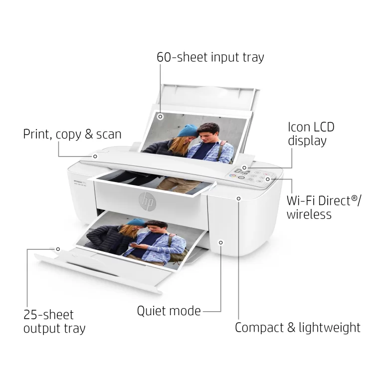 HP DeskJet 3772 All-in-One Wireless Color Inkjet Printer – Instant Ink Ready
