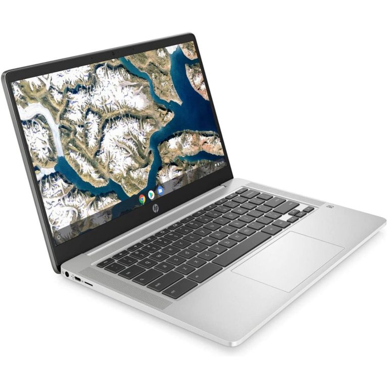 HP Chromebook – 14a-na0023cl Everyday Value Laptop (Intel Celeron N4000 2-Core, 4GB RAM, 64GB SSD, 14.0″ Full HD (1920×1080), Intel UHD 600, Wifi, Bluetooth, Webcam, 1xUSB 3.1, SD Card, Chrome OS)