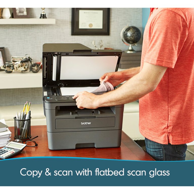 Brother DCP-L2550DW Monochrome Laser All-In-One Printer, Wireless Networking, Duplex Printing