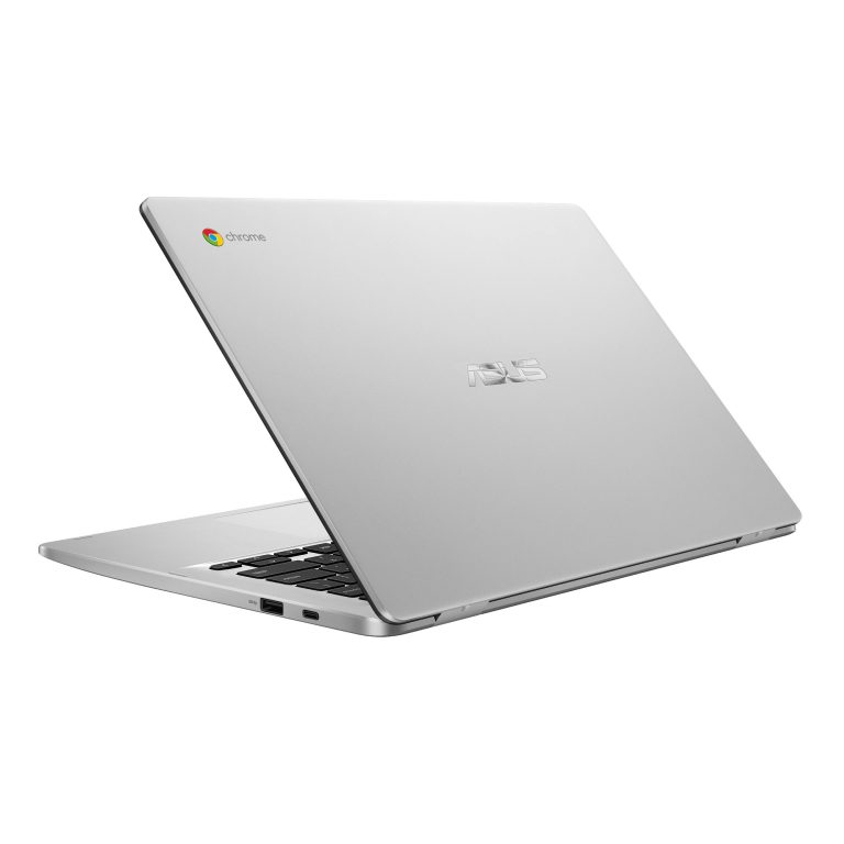 ASUS C423 Chromebook, 14″ Intel Celeron N3350, 4GB DDR4, 64GB eMMC, Silver Metal, Chrome OS, C423NA-WB04