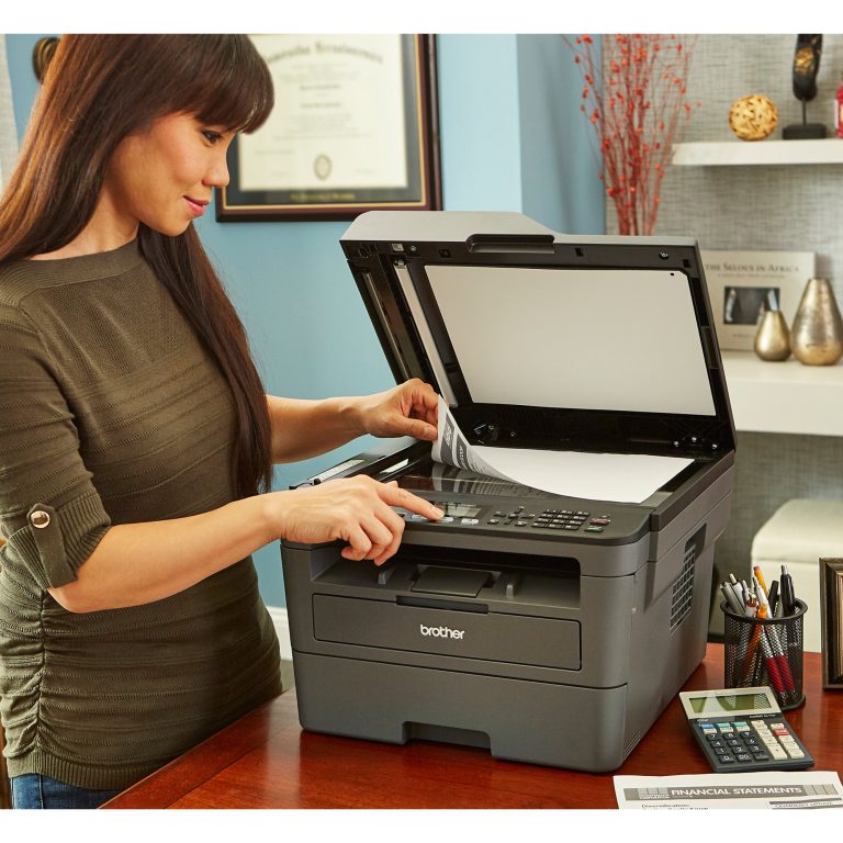 Restored Brother MFC-L2690DW Monochrome Laser All-in-One Printer, Wireless Connectivity (Refurbished)