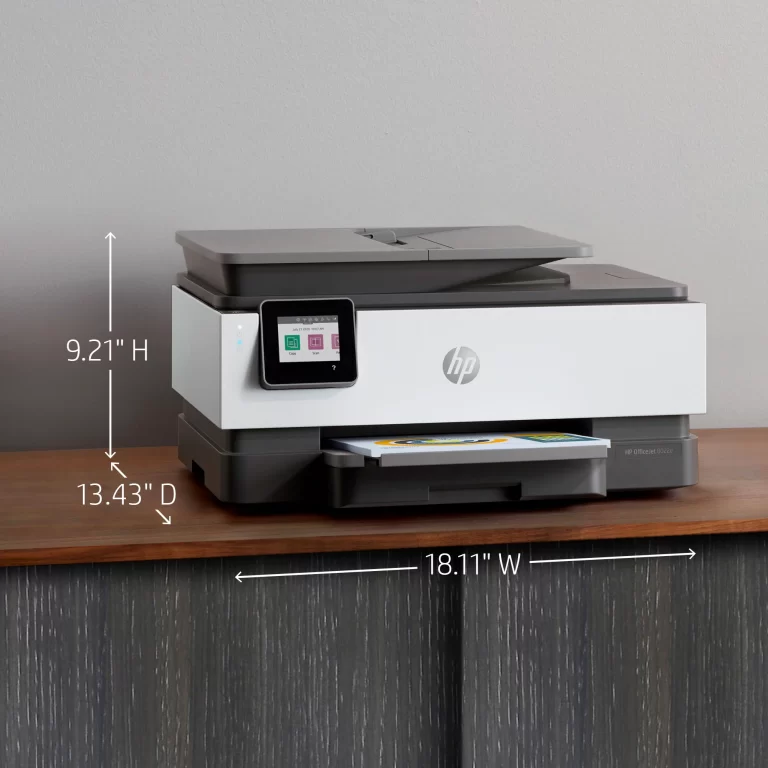 HP OfficeJet 8022e All-in-One Wireless Color Inkjet Printer – 6 Months Free Instant Ink with HP+