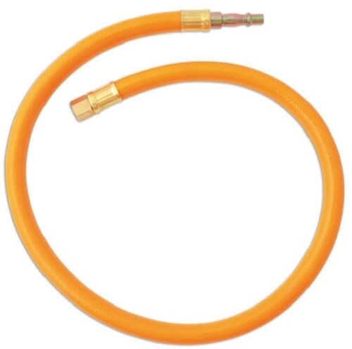 Bright Orange Air Line Leader Hose Whip 600mm x 10mm 1/4″ BSP LL