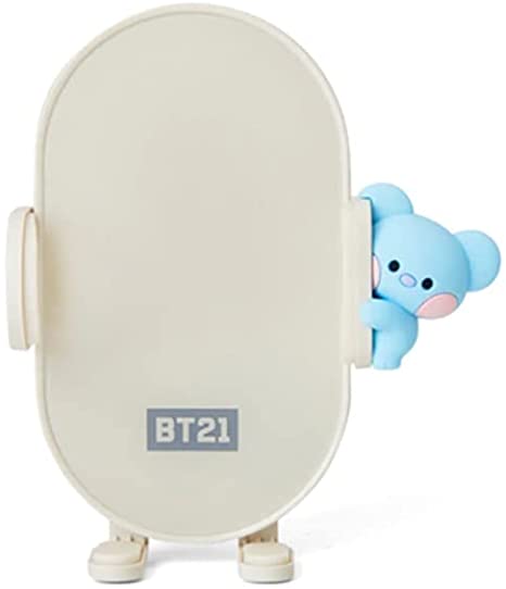 KHVATEC BT21 Fast Wireless Car Charger QI Mobile Cellphone Holder Cradle Mount (Minini KOYA)