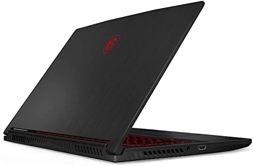 MSI GF65 Thin 10UE Gaming Laptop: 15.6″ 144hz IPS-Level Screen, Intel 10th Gen i5-10500H, NVIDIA GeForce RTX3060, 512GB SSD, 8GB Memory, Black