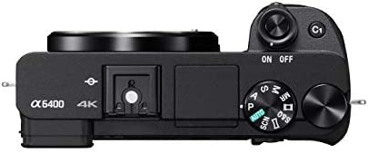 Sony Alpha a6400 Mirrorless Camera: Compact APS-C Interchangeable Lens Digital Camera with Real-Time Eye Auto Focus, 4K Video & Flip Up Touchscreen – E Mount Compatible Cameras