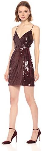 BCBGMAXAZRIA Women’s Sequin Knit Evening Dress