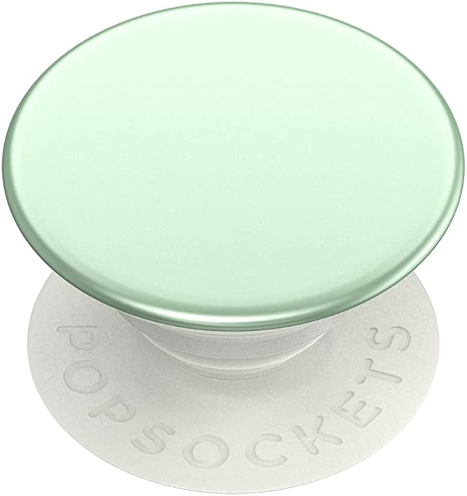 PopSockets: Phone Grip with Expanding Kickstand, for Phone – Aluminum Honeydew Green