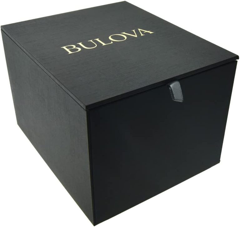 Bulova Men’s Classic Quartz Black Leather Strap Watch