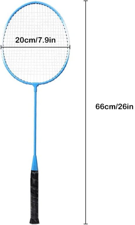 CZDYUF 2 Player Badminton Racket Set Indoor Outdoor Sports Students Practice Badminton Racquet with Cover Bag