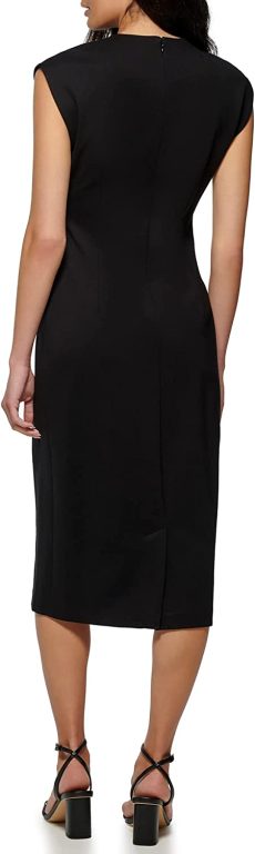 Calvin Klein Women’s Ponte Formal Fitted Dress