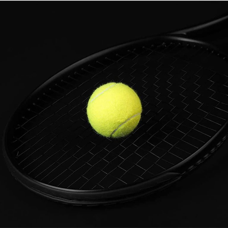 WSSBK 40-55 LBS Ultralight Black Tennis Rackets Carbon Tenis Padel Racket Stringing 4 3/8 Tennisracket Racquet