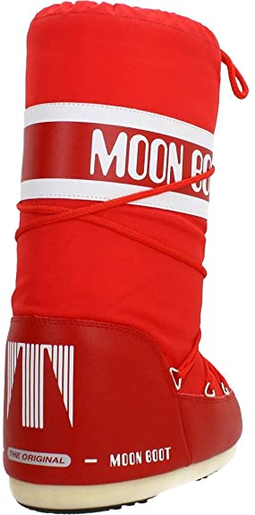 Tecnica Moon Boot Unisex Nylon Winter Boot,Red, 39-41 EU, 7-8.5 US Men’s, 8-10 US Women’s