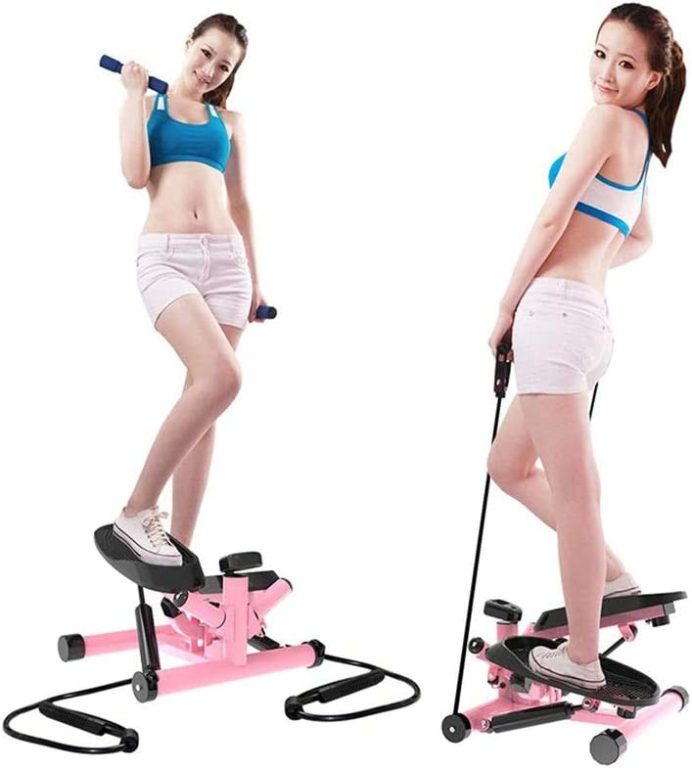 YFDM Mini Stepper, Stepping Machine Twist Fitness Equipment, Full-Body Workout for Living Room Office Gym