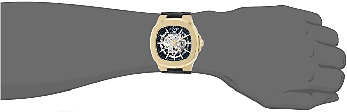 GV2 Men’s Swiss Automatic Watch from The Potente Collection, Genuine Hand Made Italian Leather Strap