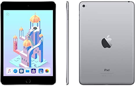 Apple iPad Mini 4, 128GB, Space Gray – WiFi (Renewed)