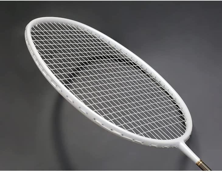 SDGH Full Carbon Fiber Ultralight 60g Badminton Rackets with Bags Strings Professional Racquet Sports for Adult