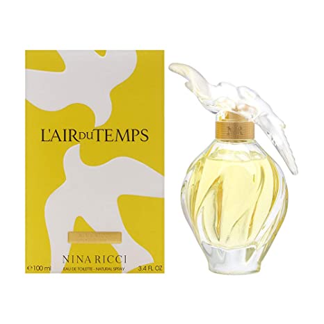 Nina Ricci L’Air Du Temps Perfume For Women – Amber Floral Fragrance Mist – Opens With Notes Of Spices And Peach – Blended With Brazilian Rosewood And Neroli – Eau De Toilette Scent Edt Spray – 3.4 Oz