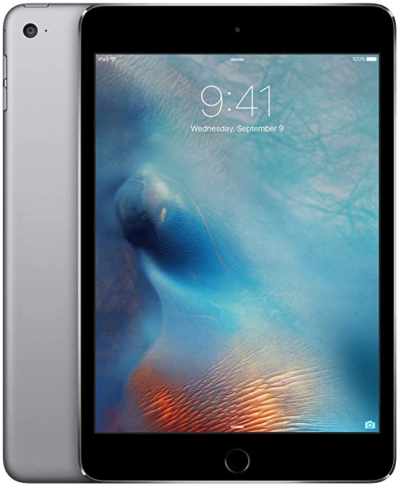 Apple iPad Mini 4, 128GB, Space Gray – WiFi (Renewed)