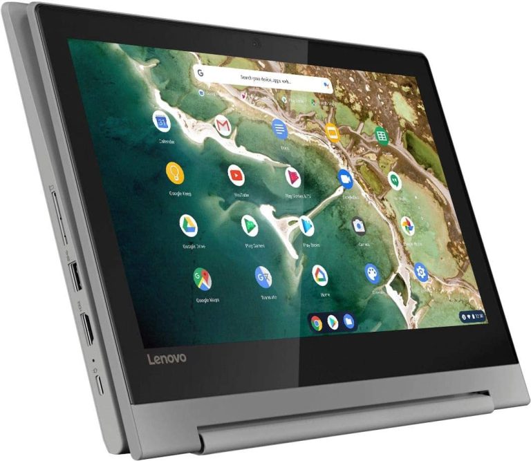 2021 Newest Lenovo Flex 3 2-in-1 Convertible Chromebook, 11.6″ HD Touchscreen, MediaTek MT8173C CPU, 4GB RAM, 32GB eMMC, PowerVR Graphics, Dolby Audio, HD Webcam, Chrome OS, Grey + Oydisen Cloth