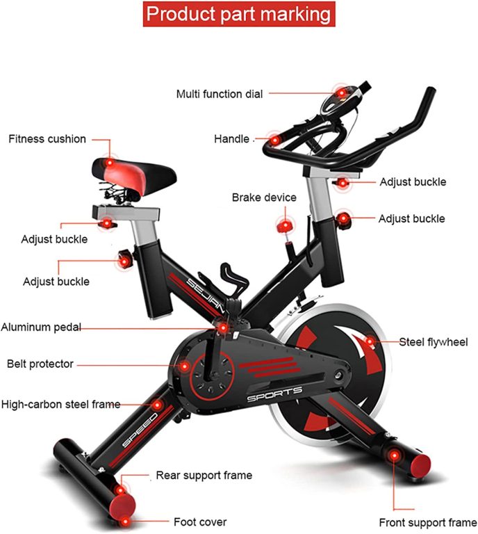 BETTER ANGEL XBT Indoor Cycle Cycling Exercise Bike – Fitness Upright Workout Bike, Magnetic Bike, Magnetic Upright Bicycle, Stationary Exercise Bike, X…