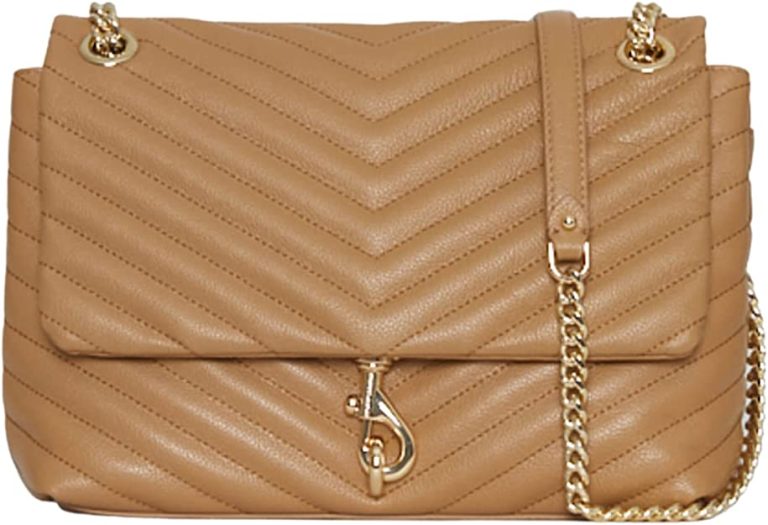 REBECCA MINKOFF Edie Flap Shoulder Bag, Cool Tan