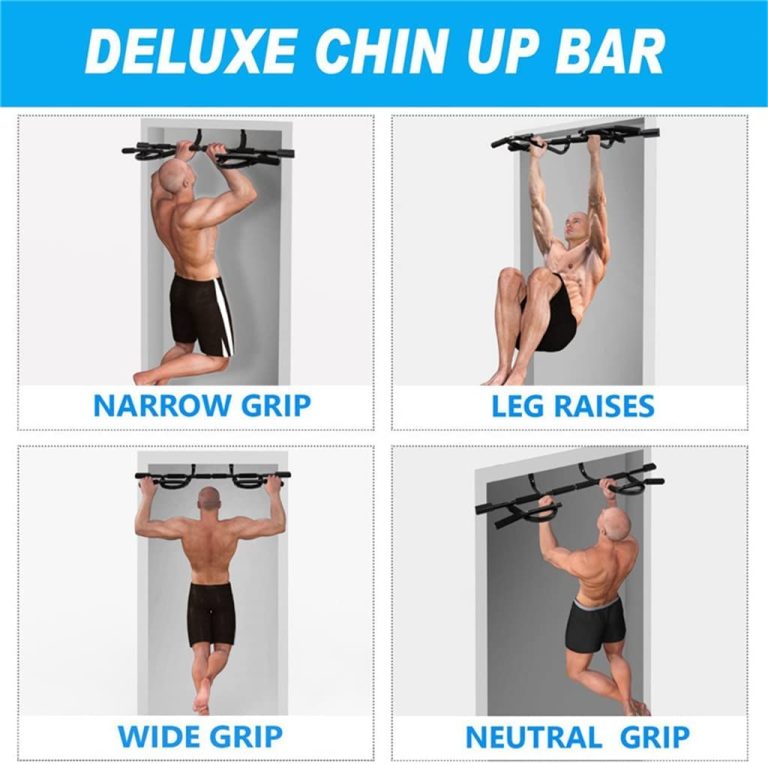 DHTDVD Indoor Fitness Door Frame Multi-Functional Pull Up Bar Wall Chin Up Bar Horizontal Bar Fitness Equipments Body Building