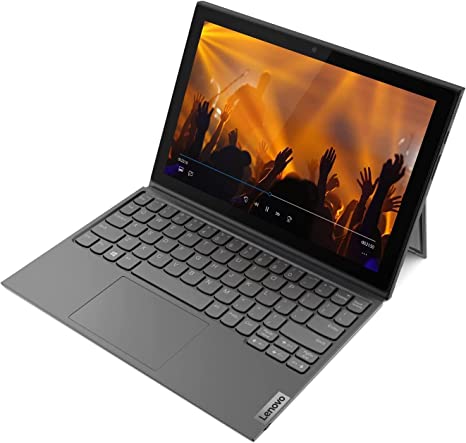 Lenovo 2022 Newest Tablet Duet 3i | 10.3 inch FHD Touchscreen | Intel Celeron N4020 | 4G Memory | 64GB eMMC | Windows 11 S | Keyboard Included, Gray