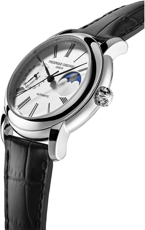 Frederique Constant Classic Moonphase Automatic Silver Dial Men’s Watch FC-712MS4H6