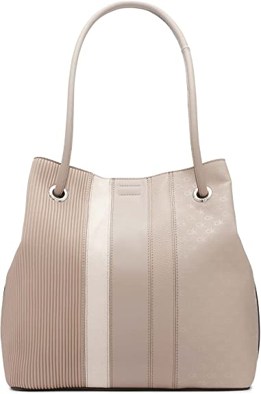 Calvin Klein Gabrianna Bubble Lamb North/South Key Item Tote