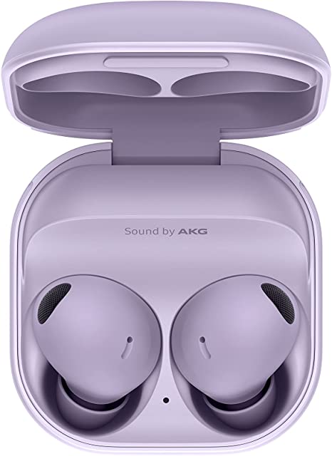 SAMSUNG Galaxy Buds 2 Pro True Wireless Bluetooth Earbuds w/ Noise Cancelling, Hi-Fi Sound, 360 Audio, Comfort Ear Fit, HD Voice, Conversation Mode, IPX7 Water Resistant, US Version, Bora Purple