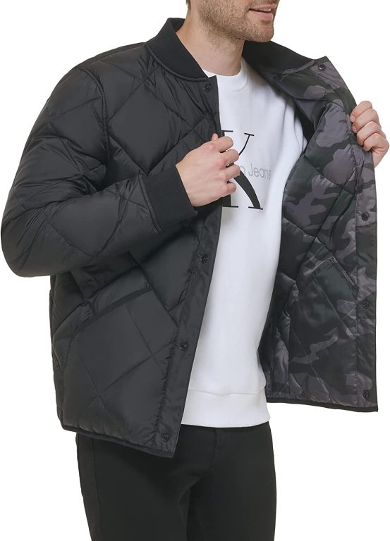 Calvin Klein Men’s Reversible Diamond Quilted Jacket