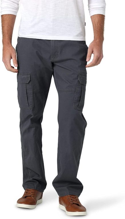 Wrangler Authentics Men’s Relaxed Fit Stretch Cargo Pant