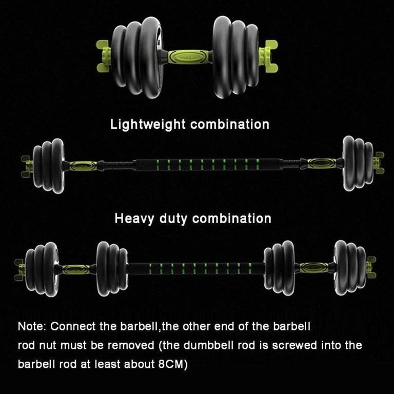 ZJHYXYH Dumbbell Men and Women Dumbbell Weightlifting Dumbbell Home Fitness Equipment a Pair o Dumbbell Sports Equipment Barbell (Size : 10KG)