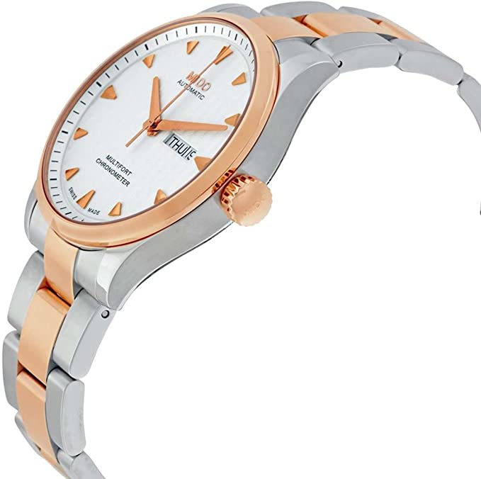 Mido Silver Rose Gold Automatic Analog Men’s Watch M005.431.22.031.00