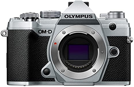 Olympus OM-D E-M5 Mark III Mirrorless Digital Camera Body + M.Zuiko Digital ED 14-42mm f/3.5-5.6 EZ Lens (Silver)