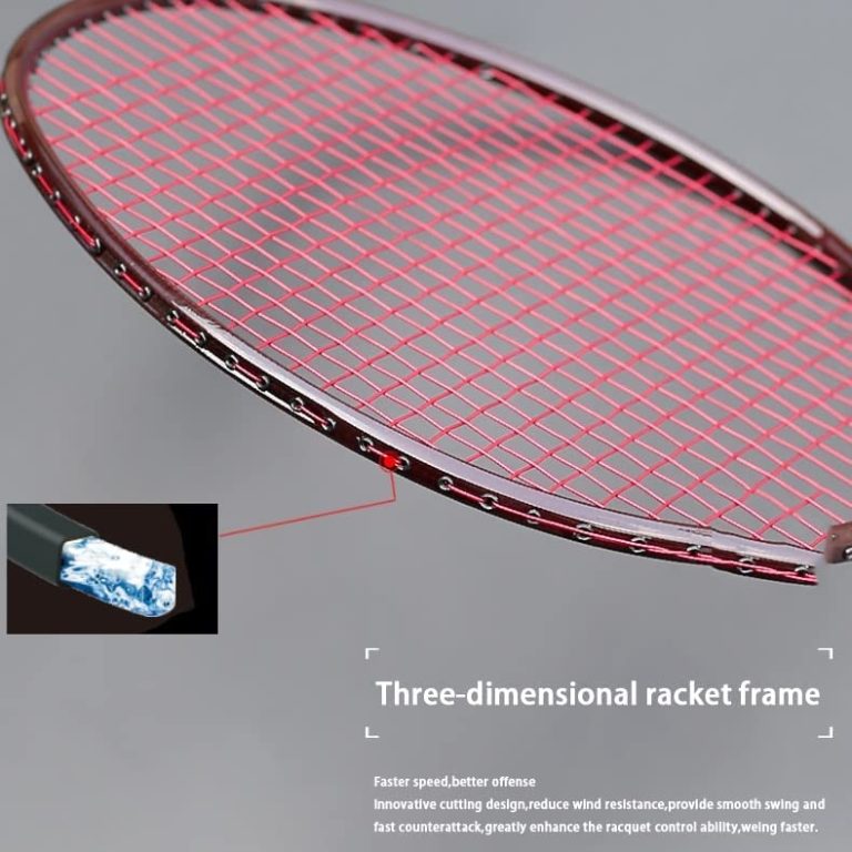 SDGH Carbon Fiber Weave Badminton Racket Strung String Bags Professional Racquet Rackets 22-32LBS Sports Padel Speed (Color : D, Size : 1)