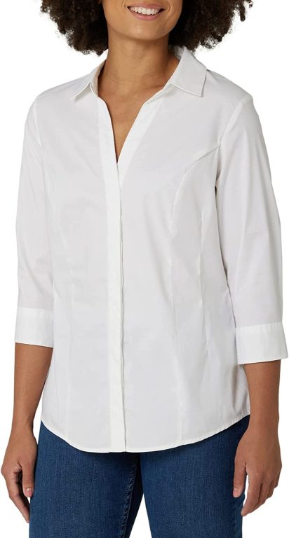 Riders by Lee Indigo Women’s Easy Care ¾ Sleeve Woven Shirt