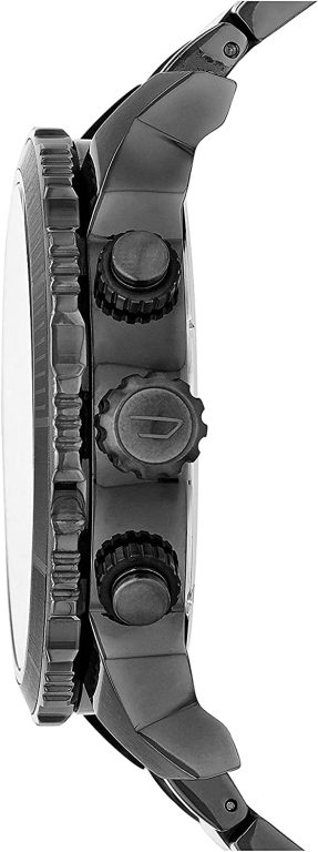 Diesel Men’s Cliffhanger 2.0 Quartz Stainless Steel and Silicone Three-Hand Watch