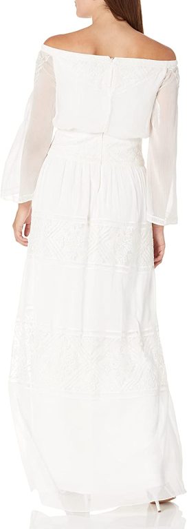 Tadashi Shoji Women’s L/S Off Shldr Lace Gown