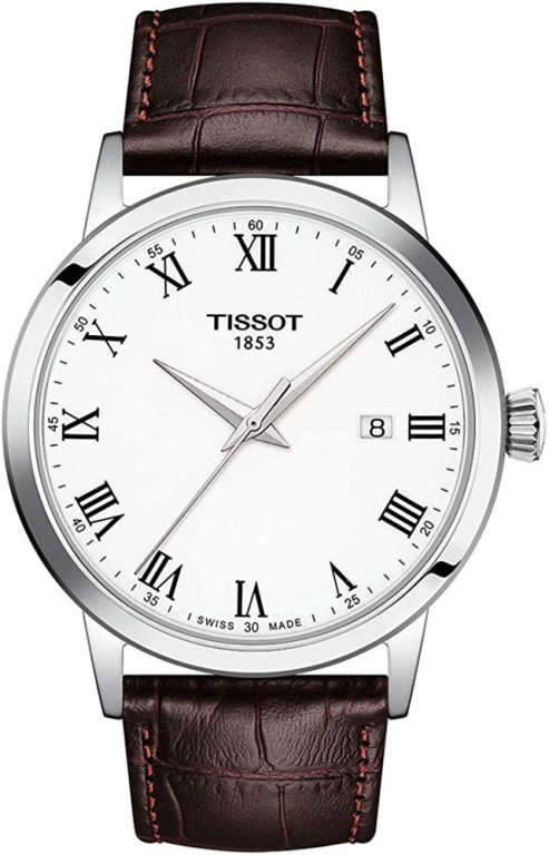 Tissot Mens Classic Dream Stainless Steel Dress Watch